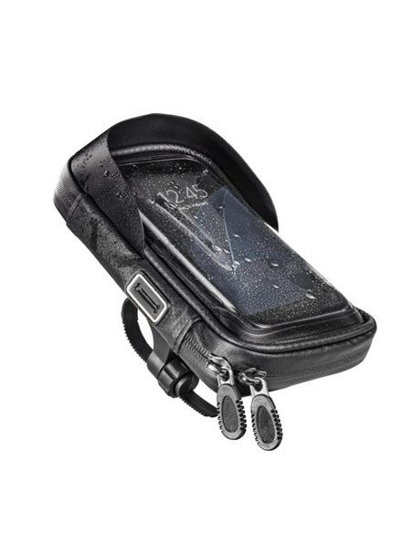 Hama Essential Housse Smartphone Pour Bicicleta/Moto - Déperlant al Eau - Fermeture éclair - Ancho Dispositivo Jusqu'à 8cm - Pes