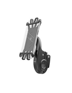 Hama Support de Bicicleta Pour Smartphone - Peso Max 200g - Silicona Flexible - Antidérapant - Universal - Couleur Noir