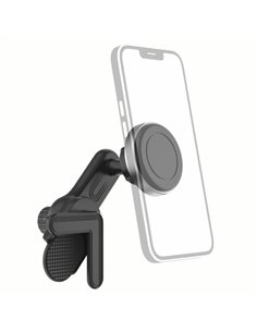 Hama Support Smartphone Pour Tesla Model 3 / et - Peso Max 200g - Universal - Revestimiento de Goma - Couleur Noir et Argent