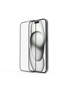 Hama Extreme Protect Protector de Écran Pour iPhone 15 - Vidrio Templado - Antihuellas - Grado de Dureza 10H - Protection D3O - 