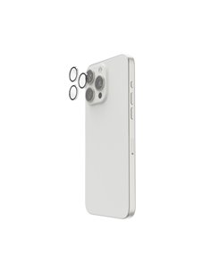 Hama Lens Protect Protector de Écran Pour iPhone 16 Pro - Vidrio Templado - Couleur Transparent
