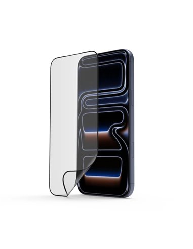 Hama Super Hybrid Cristal Protector Pour iPhone 17 Pro Max - Antihuellas - Base de Montaje - Flexiglas rPET - Grado de Dureza 9H