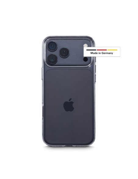 Hama Always Clear Housse Pour iPhone 17 Pro Max - Antidérapant - Poliuretano Termoplastico - Bordes Elevados - Couleur Transpare