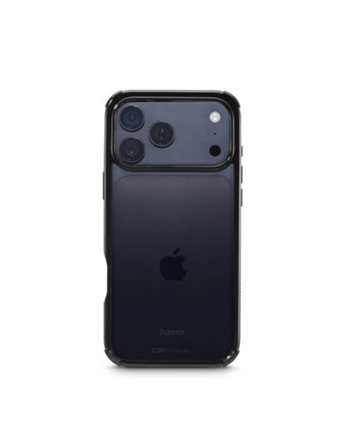 Hama Extreme Protect Housse Pour iPhone 17 Pro Max - Antidérapant - Policarbonato - Protection D3O - Bordes Elevados - Couleur N