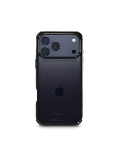 Hama Extreme Protect Housse Pour iPhone 17 Pro Max - Antidérapant - Policarbonato - Protection D3O - Bordes Elevados - Couleur N