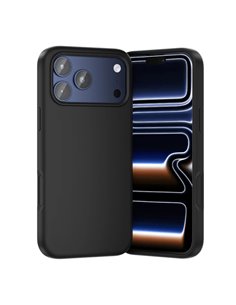 Vention Housse de Silicona Pour Iphone 17 Pro Max - Anillo Magnetico MagSafe - Compatible Avec Charge Sans fil - Couleur Noir