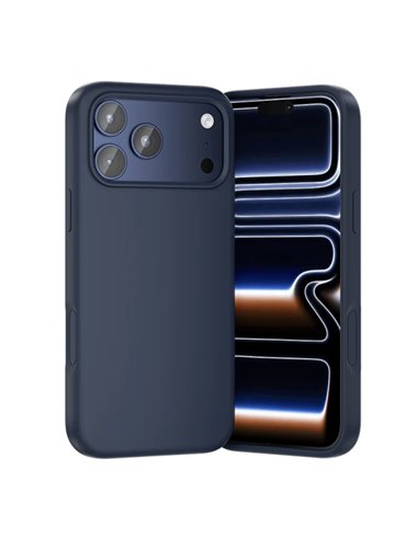 Vention Housse de Silicona Pour Iphone 17 Pro - Anillo Magnetico MagSafe - Compatible Avec Charge Sans fil - Couleur Bleu