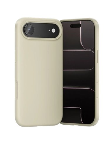 Vention Housse de Silicona Pour Iphone 17 Air - Anillo Magnetico MagSafe - Compatible Avec Charge Sans fil - Couleur Beige