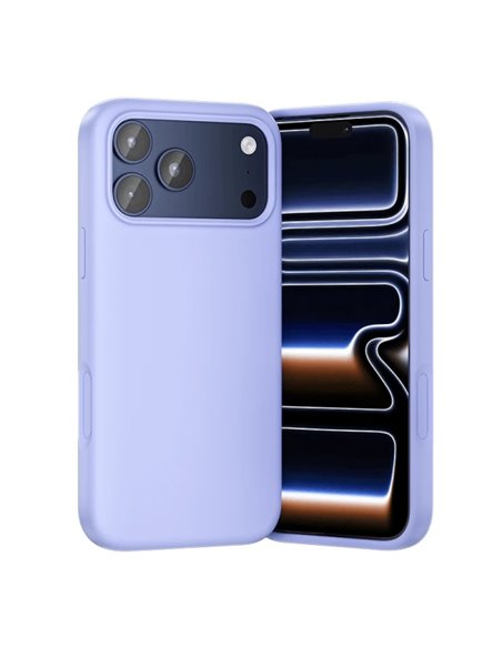 Vention Housse de Silicona Pour Iphone 17 Pro Max - Anillo Magnetico MagSafe - Compatible Avec Charge Sans fil - Couleur Purpura