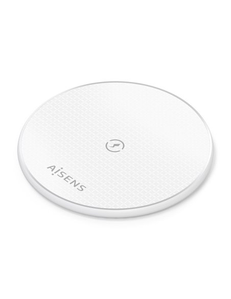 Aisens Cargador Inalambrico 15W - USB-C - Protocolo Qi - Protection Contra Sobretension, Sobretemperatura et sobrecorriente - Co