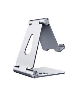 Aisens Support de Sobremesa Taille M Réglable (2 Pivotes) Pour Mobile / Tablet - Couleur Argent