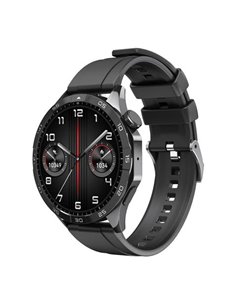 XO WATCH4 Reloj Intelligente Smartwatch Écran Ronde 1.43" AMOLED - Llamadas BT - Multideporte - IP68 - Couleur Noir