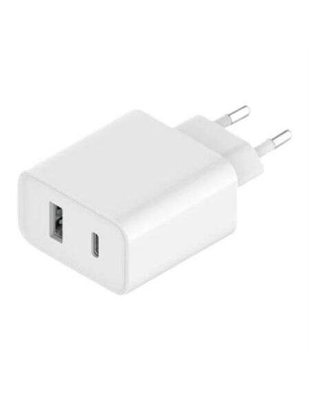 Xiaomi Cargador de Pared Pour Smartphone 1x USB-C, 1x USB-À 33W - Admite Charge Simultanea - Charge rapide PD