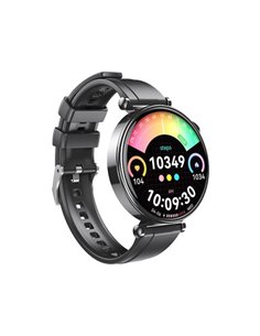 XO GT4 Mini Reloj Intelligente Smartwatch Écran Ronde 1.32" AMOLED - Multideporte - Monitoreo du Sueño - Llamadas BT - IP68 - Co