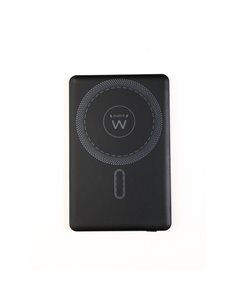 Ewent EW1160 Powerbank Magsafe 5000mAH 20W PD et QC - USB-C - Couleur Noir