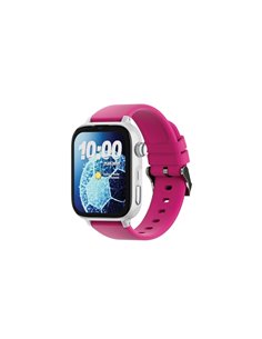 Savefamily Reloj Intelligente Smartwatch Infantil SaveWatch Plus 2 - Écran Amoled - Carcasa Blanca - Correa Silicona Lollipop
