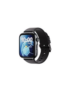 Savefamily Reloj Intelligente Smartwatch Infantil SaveWatch Plus 2 - Écran Amoled - Carcasa Negra - Correa Silicona Negra