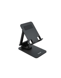 Tooq Support de Sobremesa Réglable Pour Mobile ou Tablet de Jusqu'à 12.9” - Couleur Noir