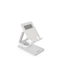Tooq Support de Sobremesa Réglable Pour Mobile ou Tablet de Jusqu'à 12.9” - Couleur Blanc