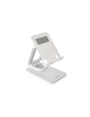 Tooq Support de Sobremesa Réglable Pour Mobile ou Tablet de Jusqu'à 12.9” - Couleur Blanc
