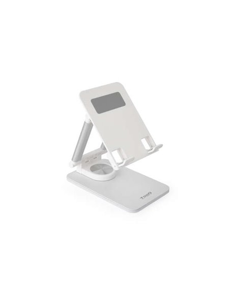 Tooq Support de Sobremesa Réglable Pour Mobile ou Tablet de Jusqu'à 12.9” - Couleur Blanc