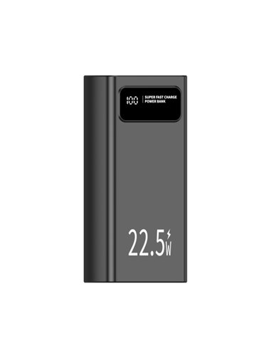 Leotec Powerbank 30.000 mAh PD 22.5W - Couleur Noir