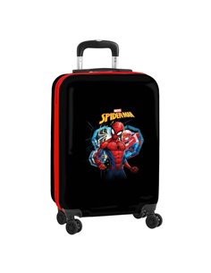 Safta Spider-Man Hero Maleta Trolley de Cabina 20” - Fermeture Avec Candado - Intérieur Avec Poche - Cintas Elasticas - Ruedas G