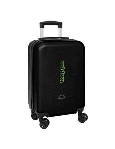 Safta Kappa Black Maleta Trolley de Cabina 20” - Sécurité Avec Candado - Intérieur Forrado - Fermeture éclair - Cintas Elasticas