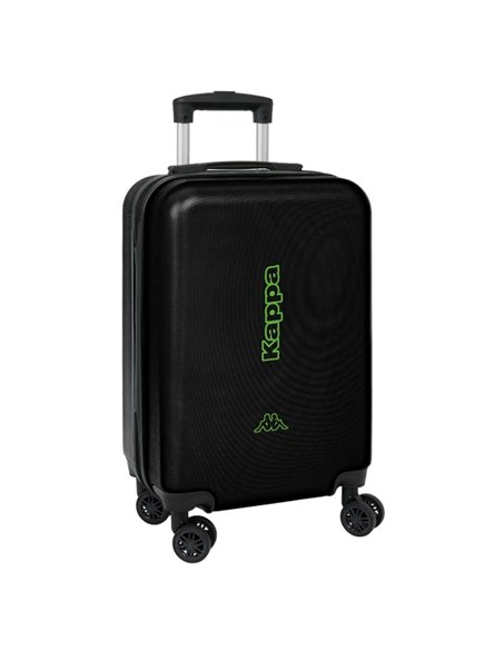 Safta Kappa Black Maleta Trolley de Cabina 20” - Sécurité Avec Candado - Intérieur Forrado - Fermeture éclair - Cintas Elasticas