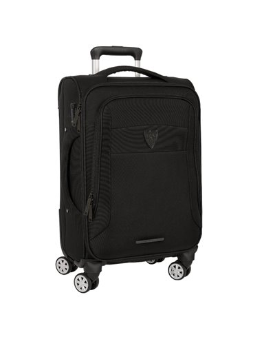 Safta Sevilla FC Business Maleta Trolley de Cabina 20” - Fermeture Avec Candado - Poche Pour Portable - Ruedas Giratorias - Prot