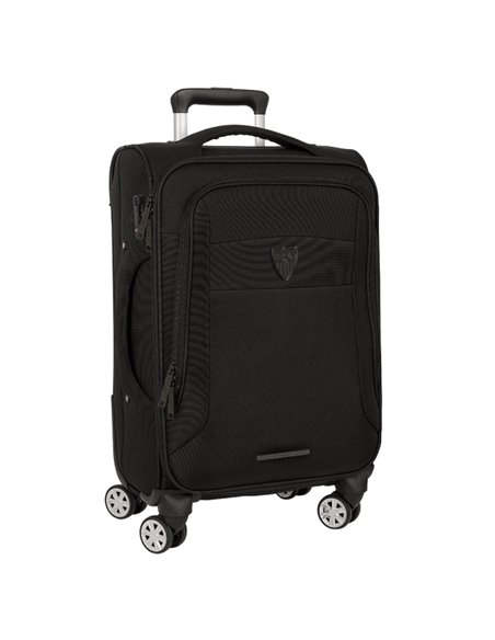 Safta Sevilla FC Business Maleta Trolley de Cabina 20” - Fermeture Avec Candado - Poche Pour Portable - Ruedas Giratorias - Prot