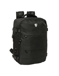 Safta Sevilla FC Sac à dos de Cabina - Poche Pour Portable Jusqu'à 15.6" - Organizadores - Portabotellas - Poches Frontales - US