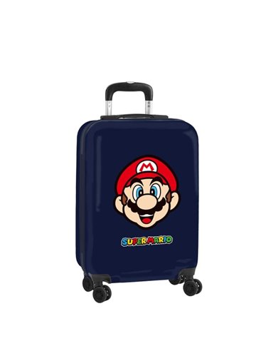 Safta Super Mario Mamma Mia Maleta Trolley de Cabina 20” - Fermeture Avec Candado - Intérieur Forrado - Organizacion Interna - R