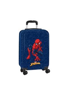 Safta Spider-Man Maleta Trolley de Cabina 20” - Fermeture Avec Candado - Intérieur Forrado et Poches - Ruedas Giratorias - Mater
