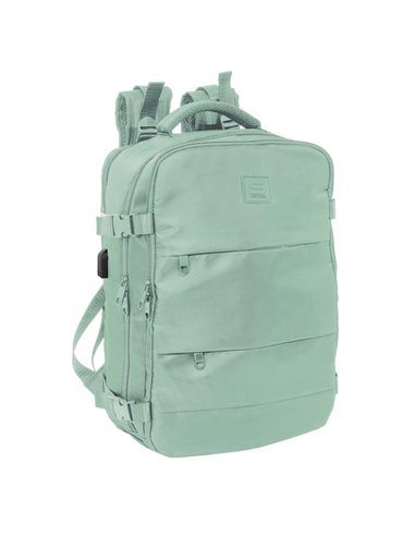Safta Sac à dos de Cabina - Poche Pour Portable Jusqu'à 15.6" - Organizador Interno - Portabotellas - Poches Frontales - USB - Z