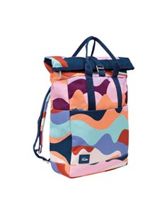 Milan The Fun Sac à dos Urbana 10L - Fermeture Supérieur Enrollable - 2 Poches latérales - Poche Trasero Acolchado - Asas Regula