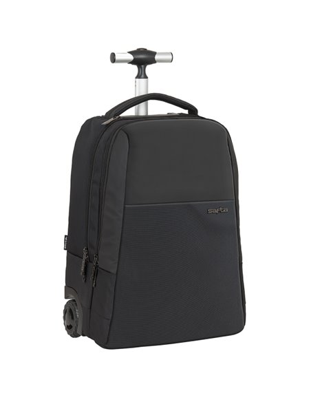Safta Business Trolley - Acolchado Pour Portable - Conector USB - Double Compartimento Avec Organizador - Ruedas Silenciosas - 2