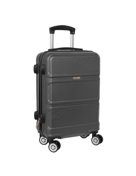 Safta Travel Maleta Trolley de Cabina 20” - Fermeture Avec Candado - Intérieur Forrado - Cintas Avec PVC - Ruedas Giratorias - A