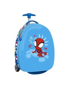 Safta Spidey Rescue Maleta Trolley Infantil 16” - Ruedas Pour Facile Desplazamiento - Cintas Avec Fermeture de PVC - Materiales 
