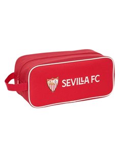 Safta Sevilla FC Zapatillero - Anse Latéral - Imperméable - 7L - 340x140x150mm - Couleur Rouge