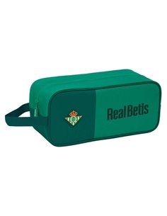 Safta Real Betis Balompie Zapatillero - Anse Latéral - Résistant à l'eau - 7L - Durable - 340x140x150mm - Couleur Vert