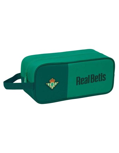 Safta Real Betis Balompie Zapatillero - Anse Latéral - Résistant à l'eau - 7L - Durable - 340x140x150mm - Couleur Vert