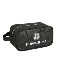 Safta F.C.Barcelona Zapatillero - Anse Latéral - 6L - Facile Transporte - Compact et Léger - 290x140x150mm - Couleur Noir