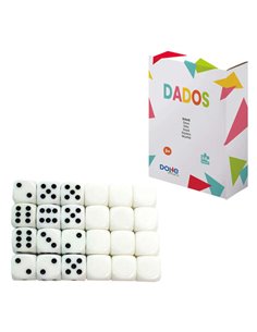 Dohe Coleccion de Dados Educativos - Dados Avec Puntos du 1 al 6 et Dados Blancos - Idéal Pour Conteo, Operaciones Basicas et Ju