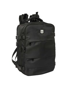 Safta F.C.Barcelona Sac à dos de Viaje Cabina de 23.1L - Espacio Pour Portable Jusqu'à 15.6" - USB Intégré - Zapatero Avec Ferme