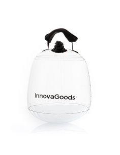 Innovagoods Fibell Pesa Rusa de Eau - Capacité 10L - Guia de Ejercicios - Hinchable - Comprend Inflador - Peso Réglable - Compac