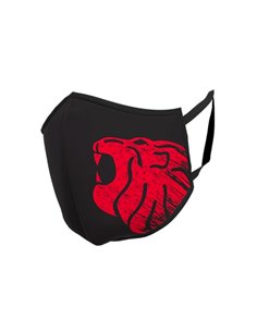 Upower Lion Face Mask Mascarilla Lavable - Taille Unica - Maxima Protection et Comodidad, Double Tratamiento Antibacteriano et A
