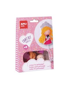 Apli Mini Kit de Manualidades Crear una Princesa - Reduce le Estres - Mejora la Memoria - Desarrolla la Coordinacion