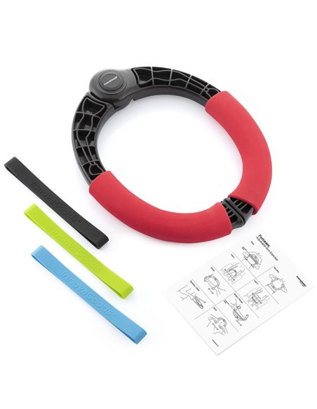 Innovagoods Forcearc Ejercitador de Brazos Regulable - Resistencia Réglable - Guia de Ejercicios - Material Antidérapant - 3 Ban