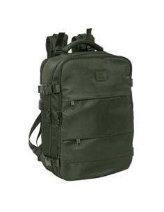 Safta Sac à dos de Cabina - Poche Pour Portable Jusqu'à 15.6" - Portabotellas - USB - Zapatillero - Ruban Pour Maleta - Intérieu